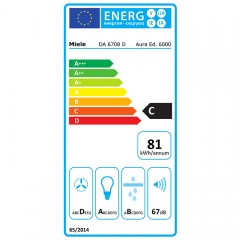 Miele DA 6708 D Aura Απορροφητήρας Νησίδα 100cm Μαύρος Miele DA 6708 D Aura Απορροφητήρας Νησίδα 100cm Μαύρος